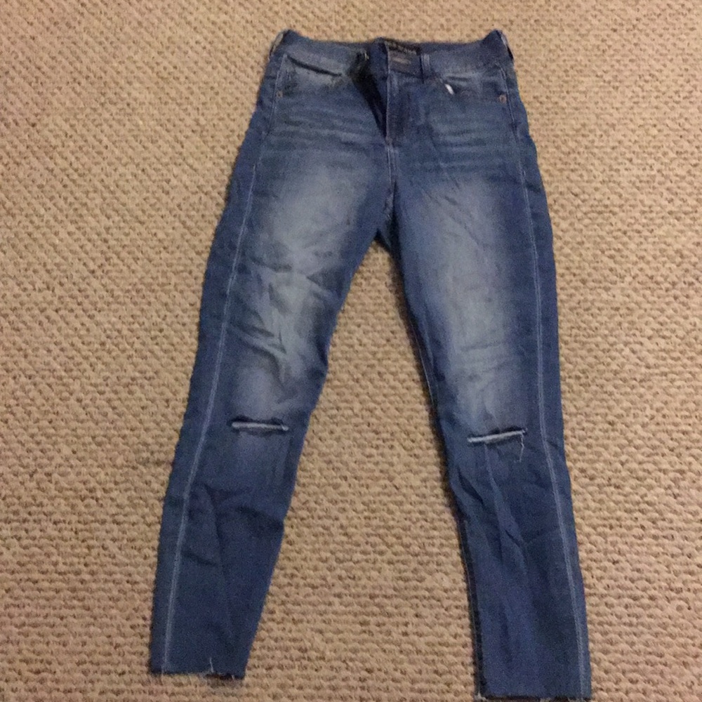 Express jeans legging skinny distressed size 2